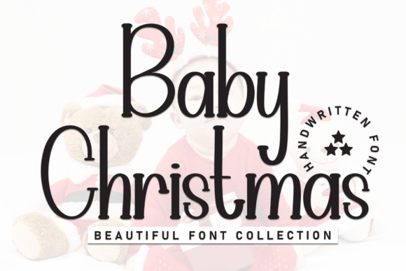 Baby Christmas Display: A Festive Graphic Design Asset for Seasonal Projects