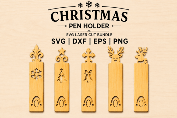 Christmas Pen Holder SVG Bundle Review: A Festive Design for Winter Amp Creations