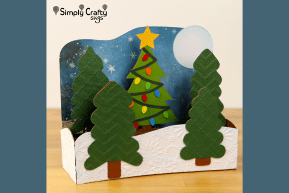Christmas Tree Farm Box Card SVG Review for Real Projects