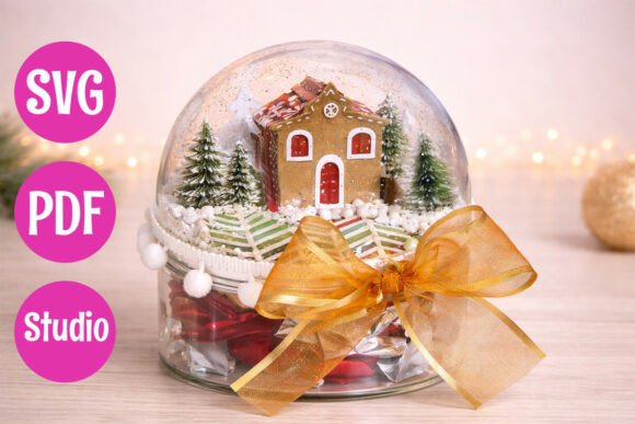 Christmas Village Miniature: A Design Asset for Festive Visual Concepts