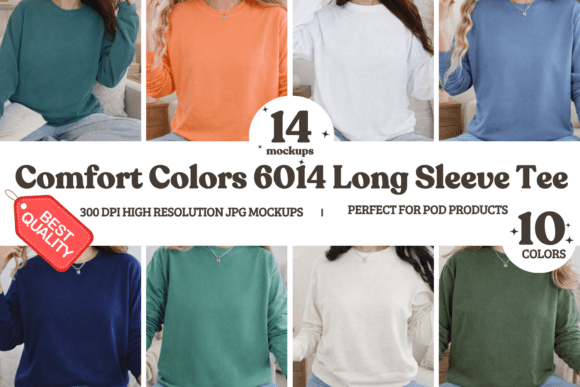 Comfort Colors 6014 Mockup Bundle Review for Digital Product Creators