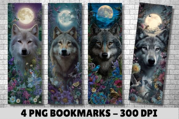 Floral Forest Wolf Moon Bookmark: A Designer’s Honest Take