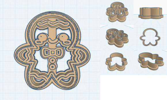 Gingerbread Man Cookie Cutters: A Designer’s Take on Holiday Embroidery