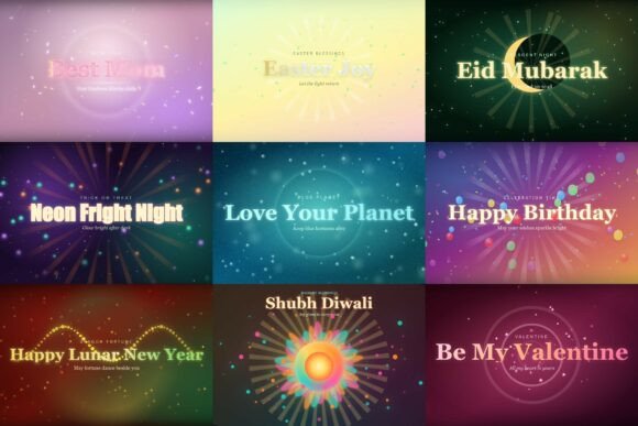 Lobby Motion Graphics Pack 102 Videos: A Dynamic Backgrounds Boost for Content Creators