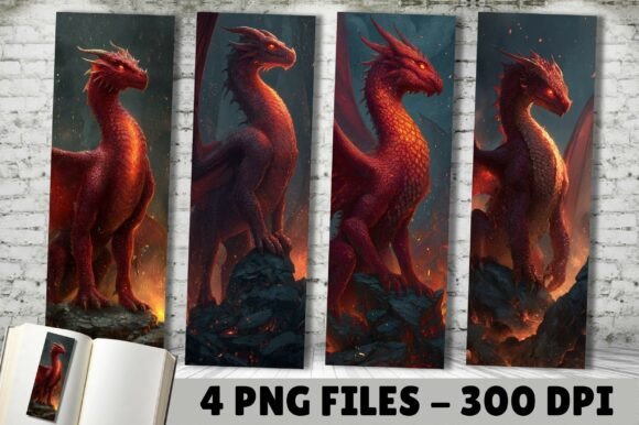 Majestic Red Fire Mythic Dragon Bookmark Review