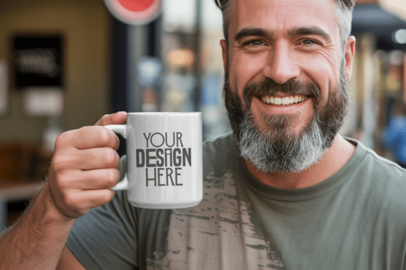 White Mug Mockup Review for Embroidery Projects